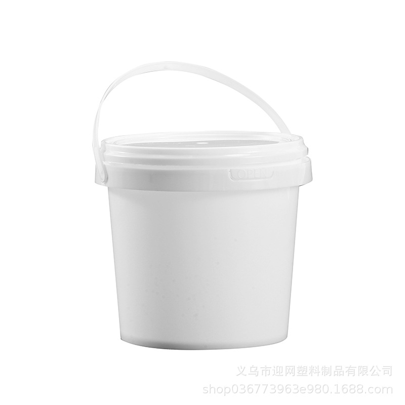 Factory wholesale food grade transparent plastic bucket for juice