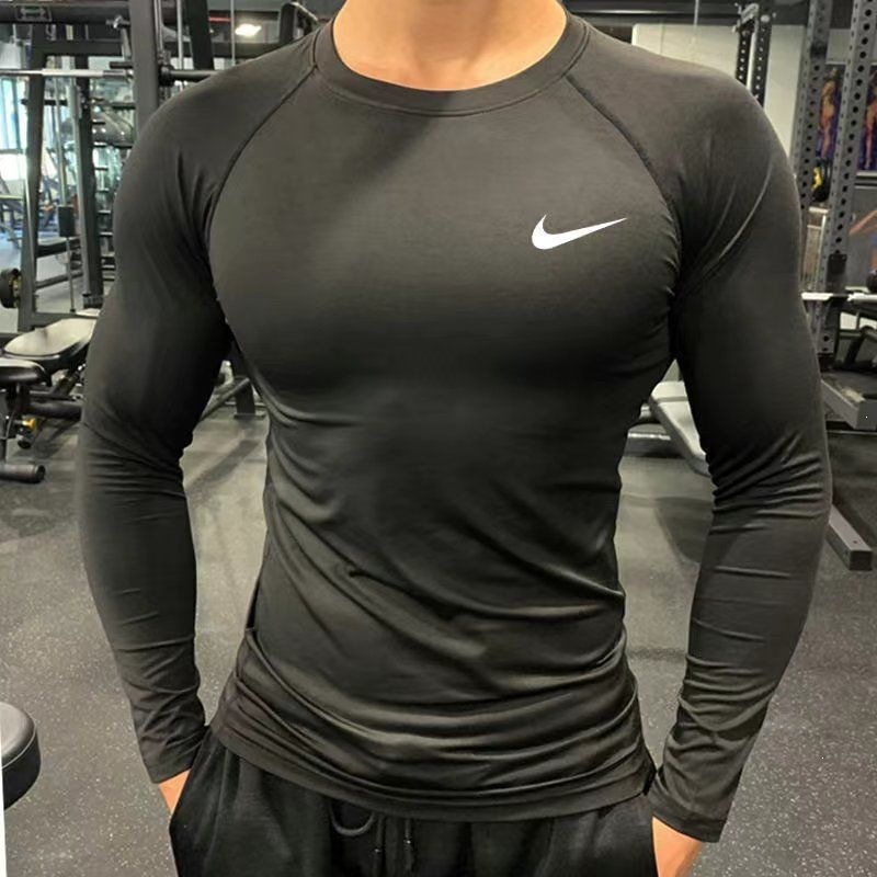 Nike T-shirt Long Sleeve Compression Black