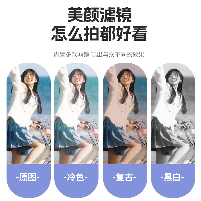 新型学生カメラレトロCCDダブルカラースクリーンエントリーレベル一眼レフカメラ4k高画素ダブルカメラ|undefined