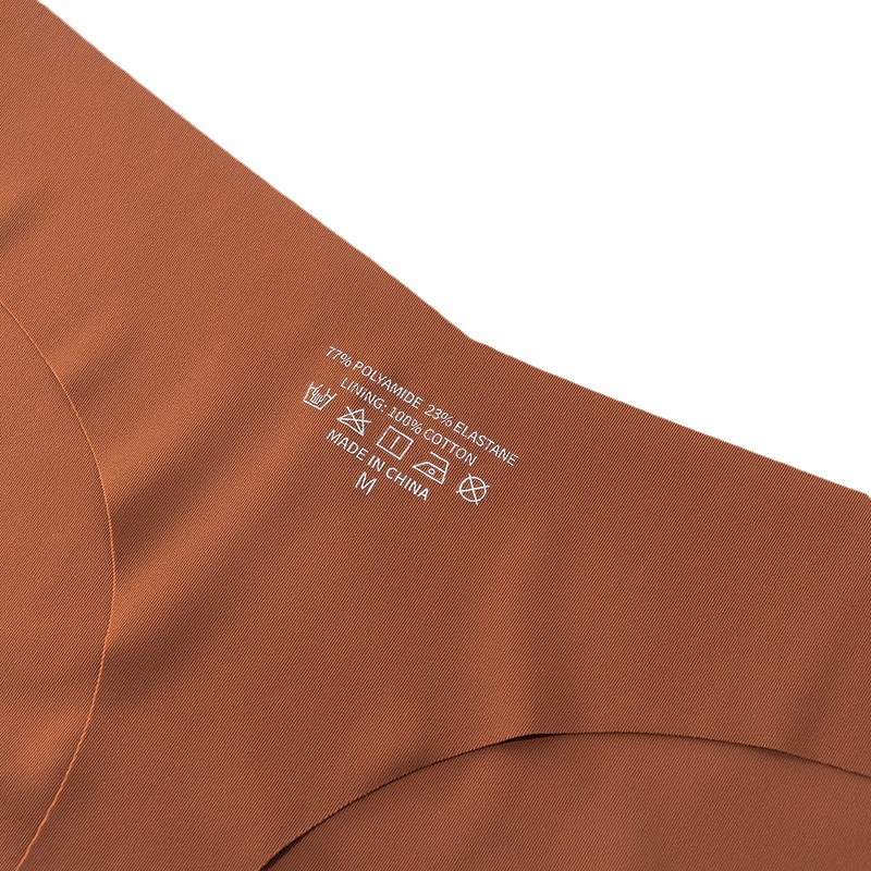 Ropa interior de talla grande en forma de T para mujer de seda de hielo de una pieza europea y americana, entrepierna de algodón, cintura baja, ropa interior en T sexy sin costuras