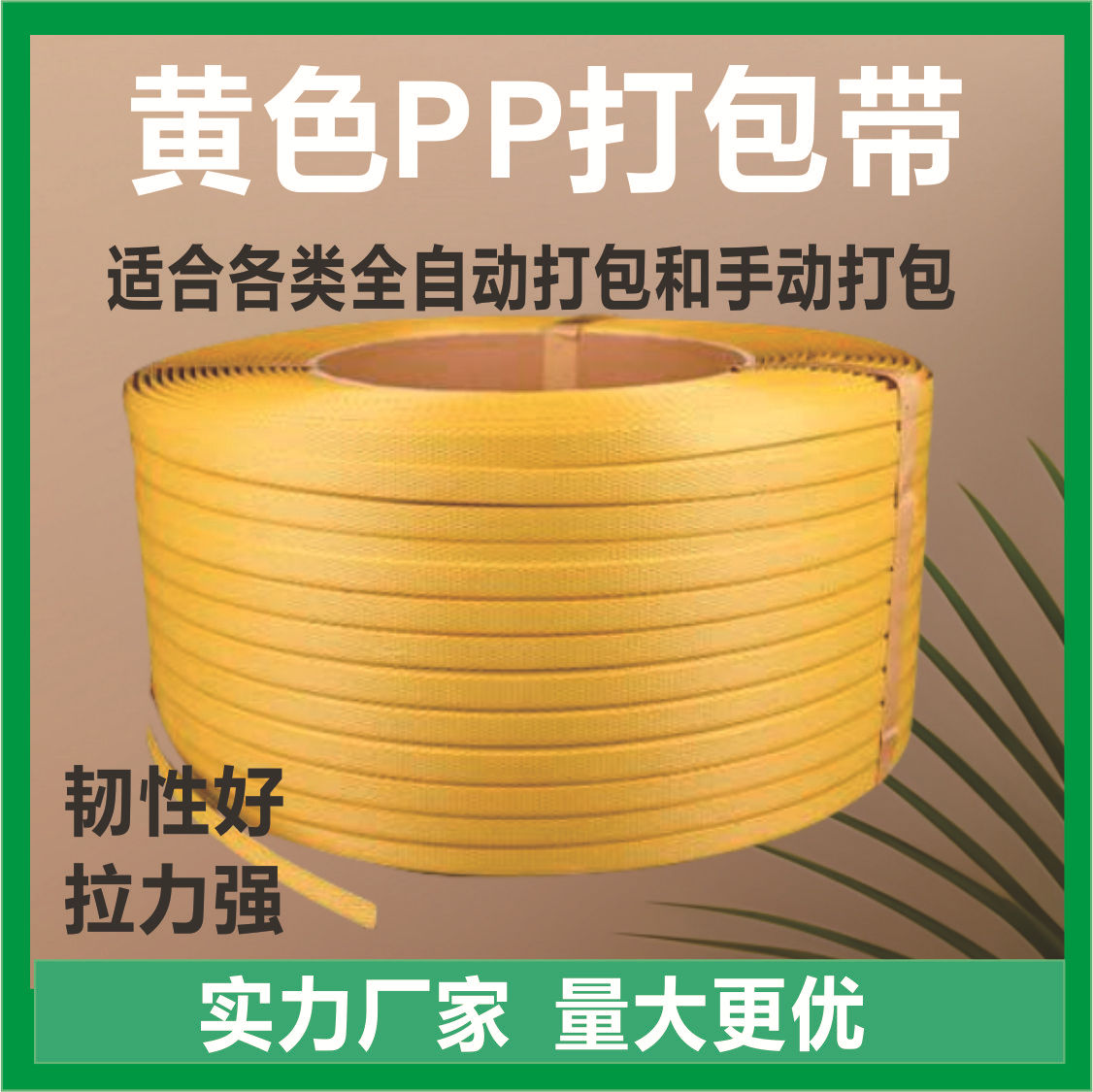 厂家直供白黄红色pp打包带塑料打包带透明机用扎带大量批发手工捆