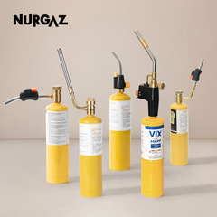 NURGAZ Oxy-fuel Welding Torch MAPP Gas Torch Propane Torch Nozzle Cooling Repair Flame Gun Cross-border Bestselling Torch