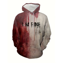 X 18837 3D Print Hoodie 3D ����ӡ�����¿羳����ͨ