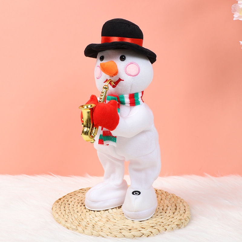 Juguetes eléctricos de peluche árbol de Navidad cantará y bailará regalos de Navidad juguetes eléctricos transfronterizos