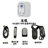 K29-White version with battery compartment-without TF card-standard set-host + manual + magnetic quick release + magnetic hang tag + data cable + hat clip