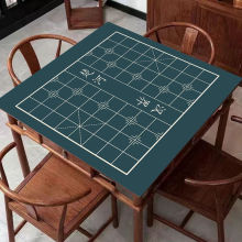 中式象棋硅藻泥桌垫吸水速干棋盘桌布楚河汉界耐磨防滑静音游戏垫