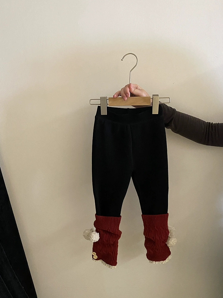 Demi-season set, sweater with bow, cardigan, shirt, leggings, trousers, Korean style