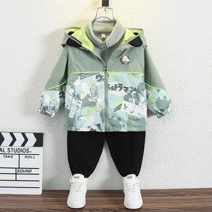 Ultraman Clothes Boys' Jackets Spring and Autumn 2025 New Children's Three-In-One Jackets Baby Autumn Children's Clothes
