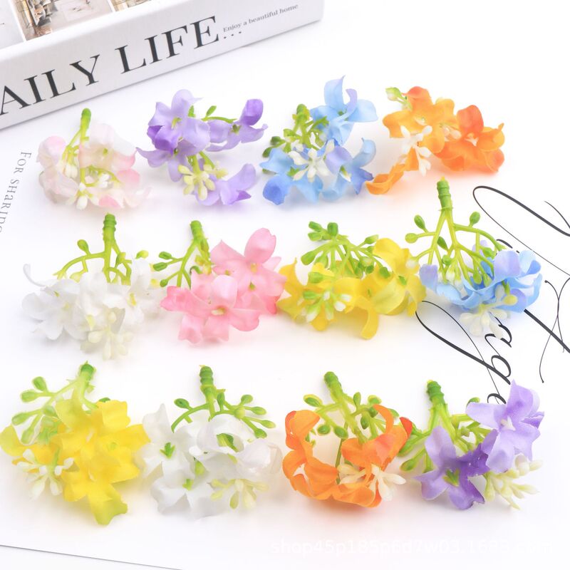 Simulated Osmanthus Flower Head DIY Qianlixiang Artificial Flower Hairpin Headdress Material Accessories Home Gift Box Decoration Floral Art Simulated Osmanthus Flower Head DIY Qianlixiang Artificial Flower Hairpin Headdress Material Accessories Home Gift Box Decoration Floral Art