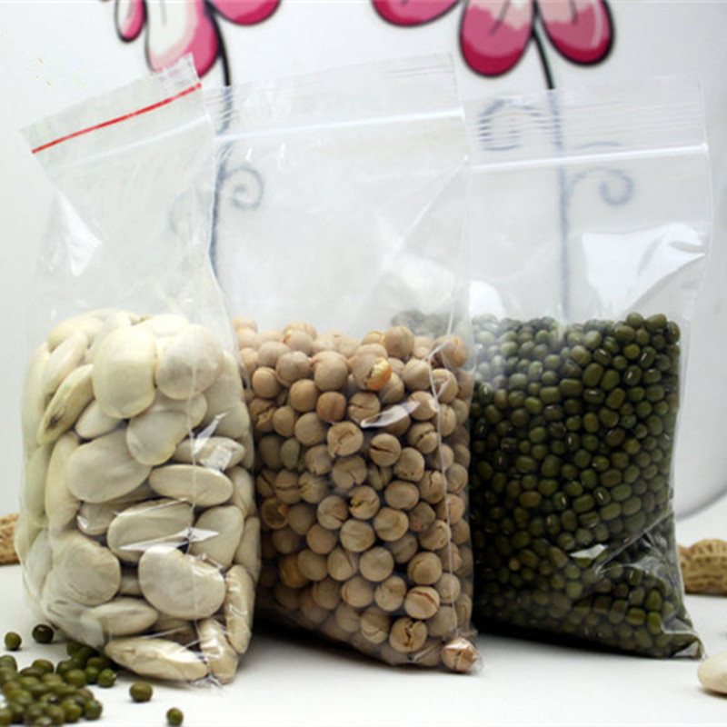 10号23*33PE食品自封袋A4说明书袋密实包装袋 夹链塑料袋透明骨袋