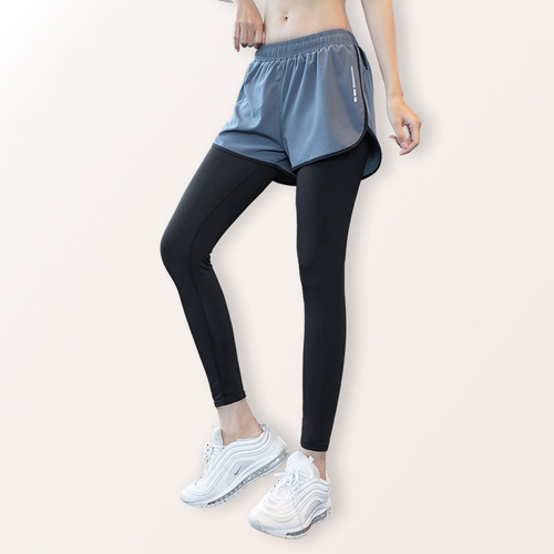 Sports tights for women, slimming and long legs, running and fitness sports pants for women, high elastic lining, quick-drying trousers