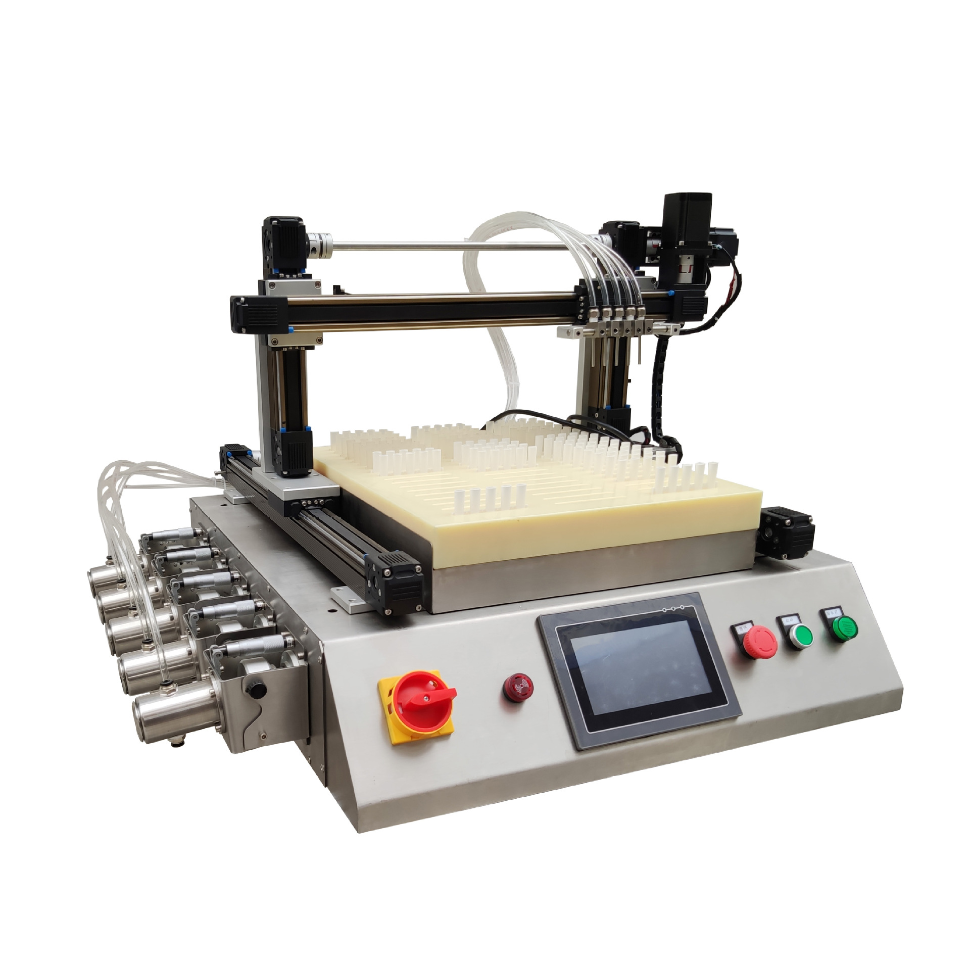 2ml眼影五头膏体陶瓷泵灌装机