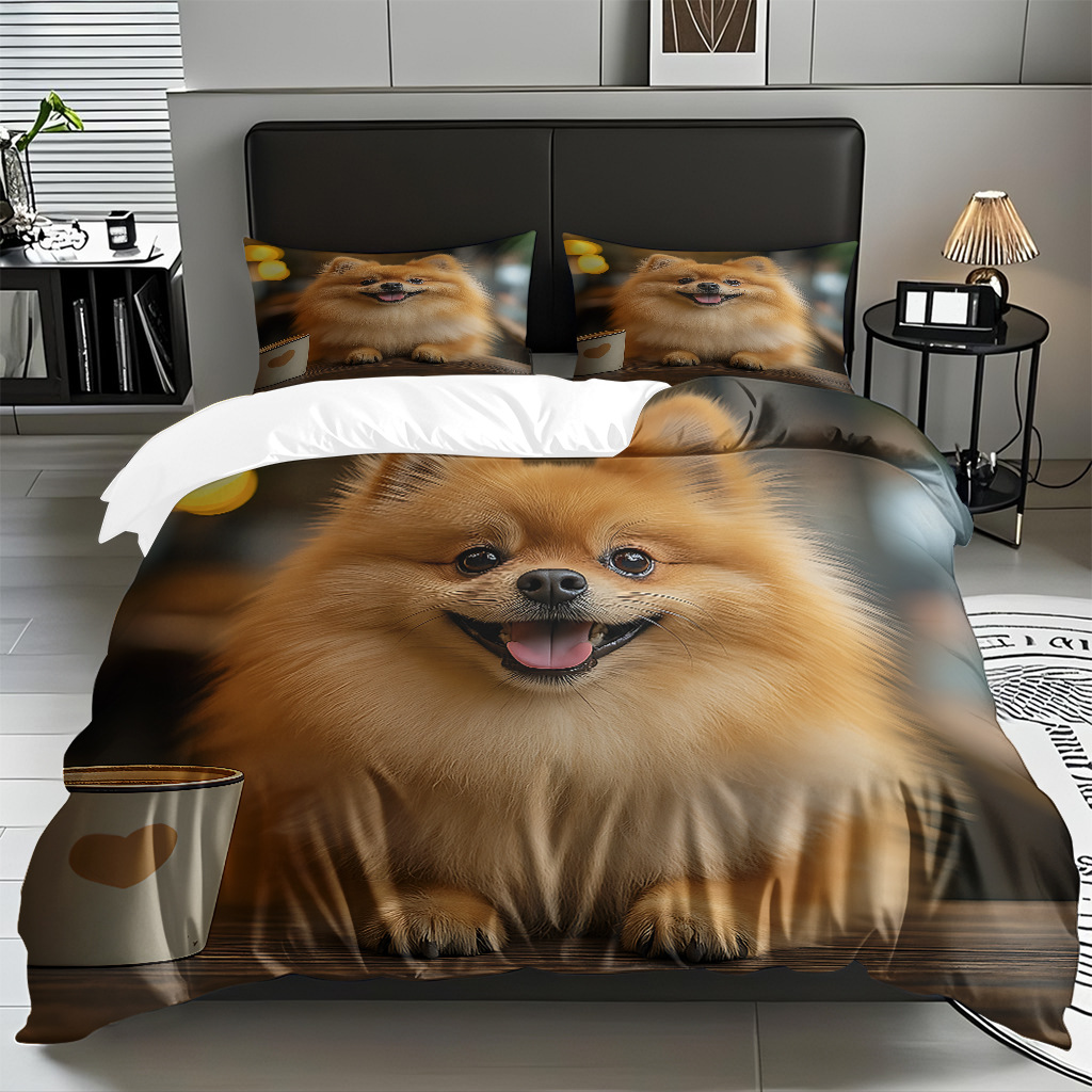 Cute perrito abrasión kit impresión digital pro-piel fabricante textil respirable venta directa soporte TEMU / JIT