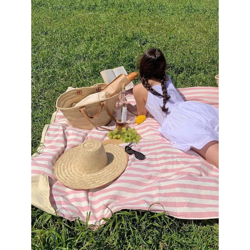 Уличный весенний коврик для пикника, коврик для пикника в стиле кемпинга, влагостойкий коврик для музыкального фестиваля, портативный водонепроницаемый коврик для пикника в стиле ins, парк
