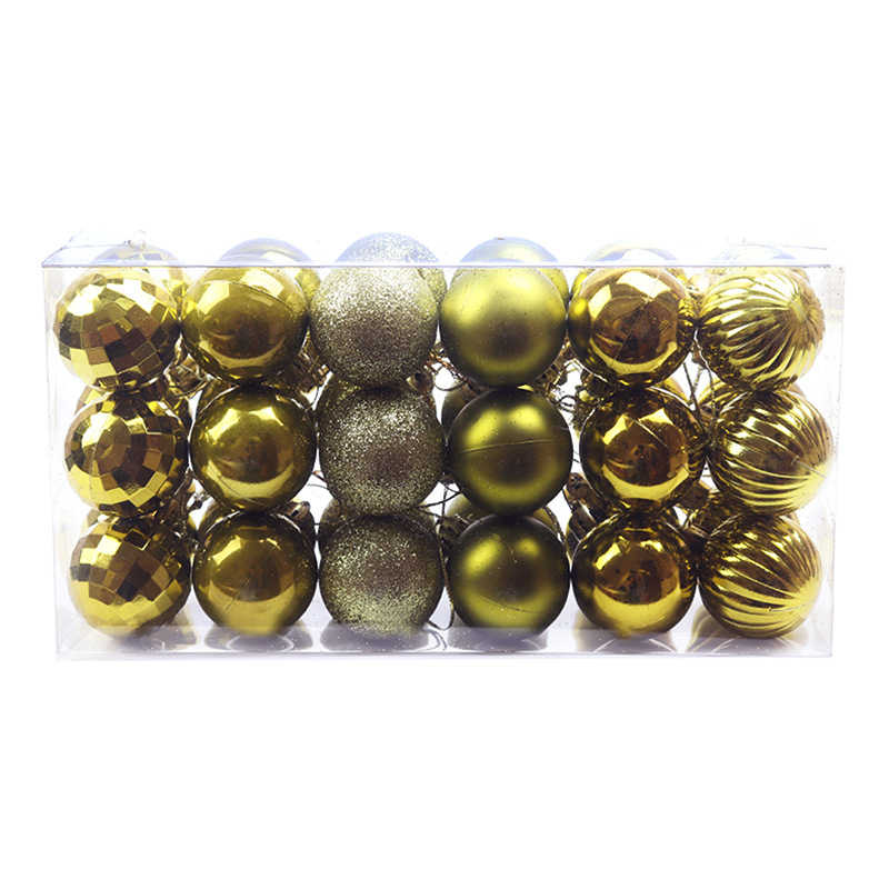 Fabricante de adornos navideños al por mayor transfronterizos, bolas de Navidad, gorros navideños, adornos colgantes de plástico, bolas colgantes, decoraciones para árboles de Navidad, 4CM36, forma especial brillante image 19