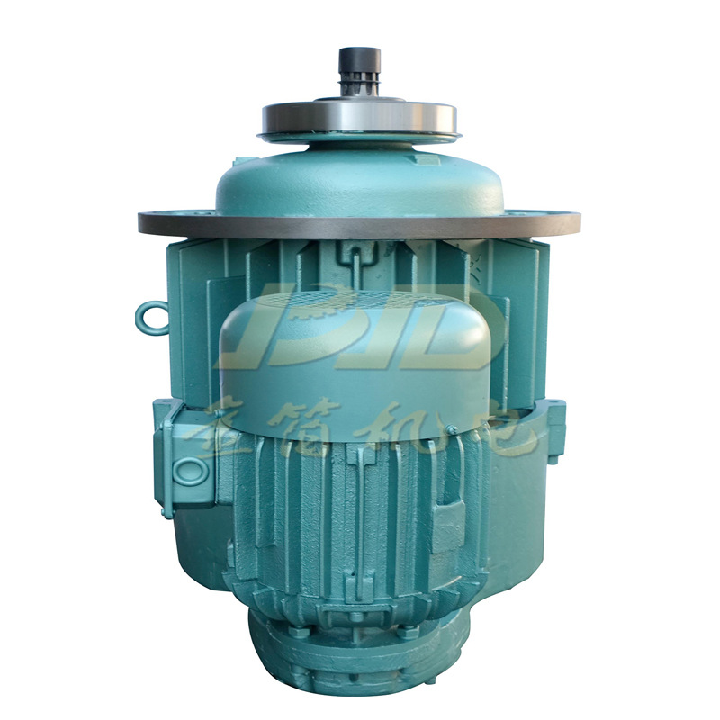 麟风南京起重电机总厂ZDS2.2/13KW 锥形转子制动双速电机子母电机