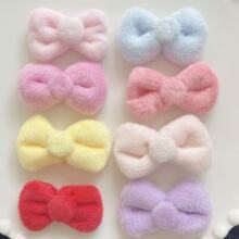 秋冬KT毛茸茸蝴蝶结布艺服装鞋袜辅料diy头饰手工材料手机壳配件