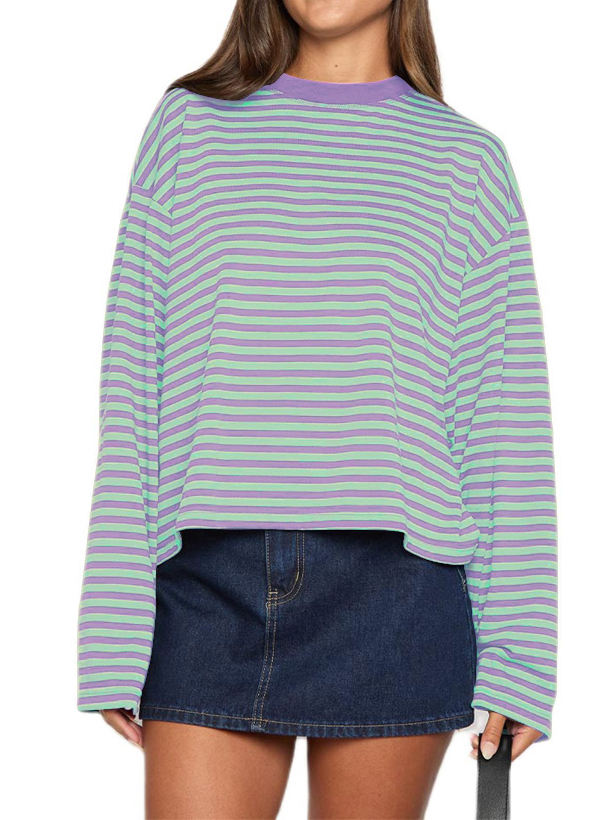 Long-sleeve with a round collar