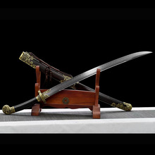 绣春刀花纹钢烧刃清腰刀雁翎刀龙泉镇宅宝剑唐横刀剑冷兵器未开刃