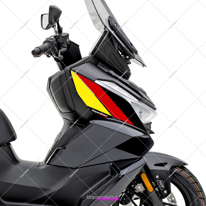 Adecuado para 25 Promise SR250GT Carrocería Impresión Decoración impermeable Pegatina Pegatina Modificación Accesorios