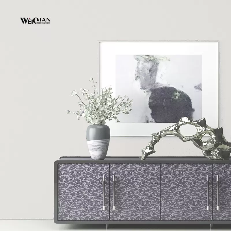 无缝墙布莫兰迪色系高精密壁布客厅卧室背景墙加厚加密全屋适用款