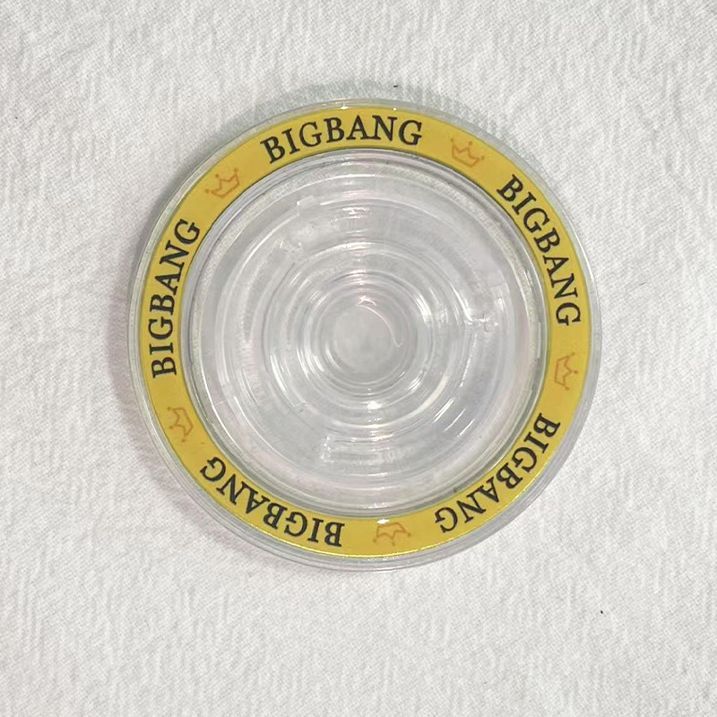 Chasis de succión magnética magsafe Airbag móvil base transparente accesorios de succión magnética goteo pintado redondo