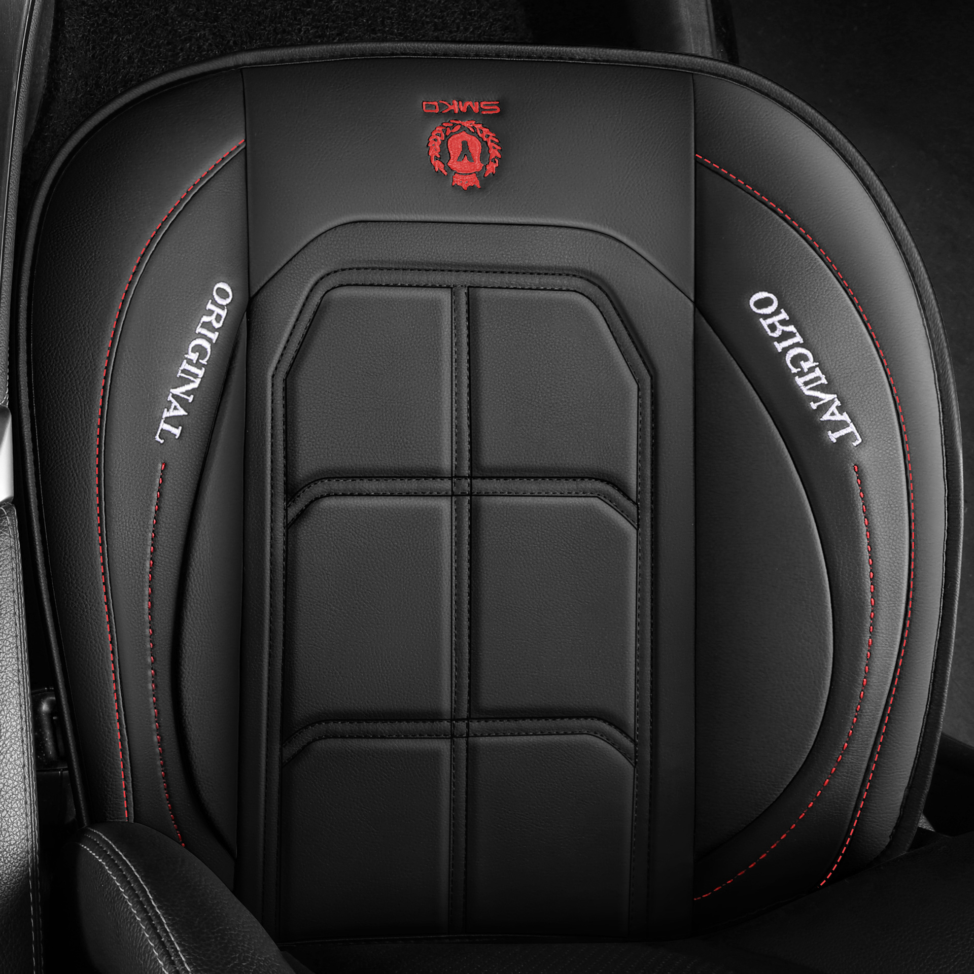 Cross-Border Car Seat Cushion, Universal Color Matching Square Single and Double Piece Seat Cover for All Seasons, One Piece Drop Shipping, Free Car Seat Cushion