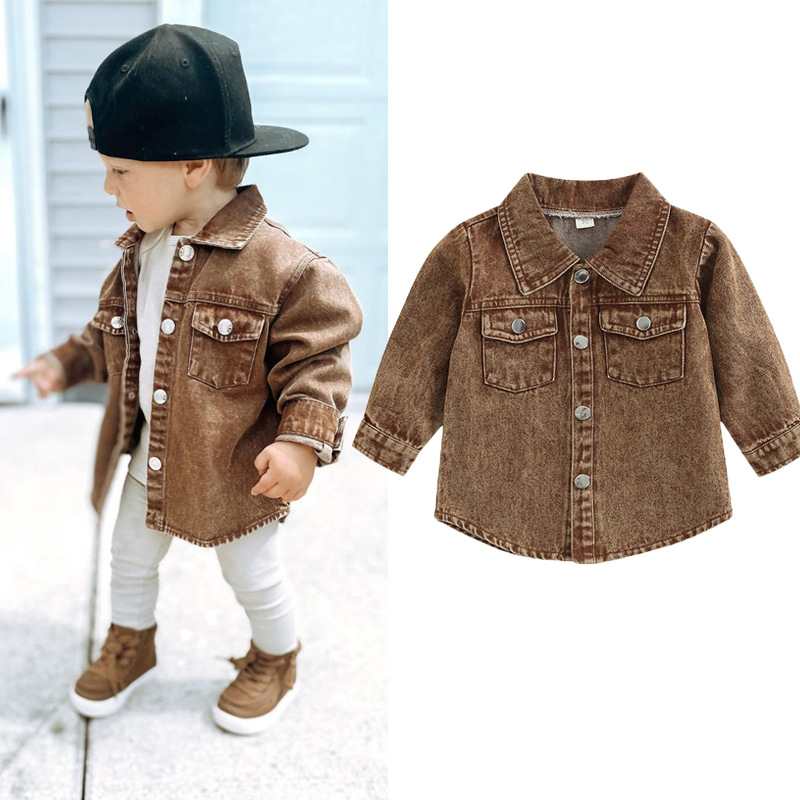 2022 autumn new children's jacket boys a...