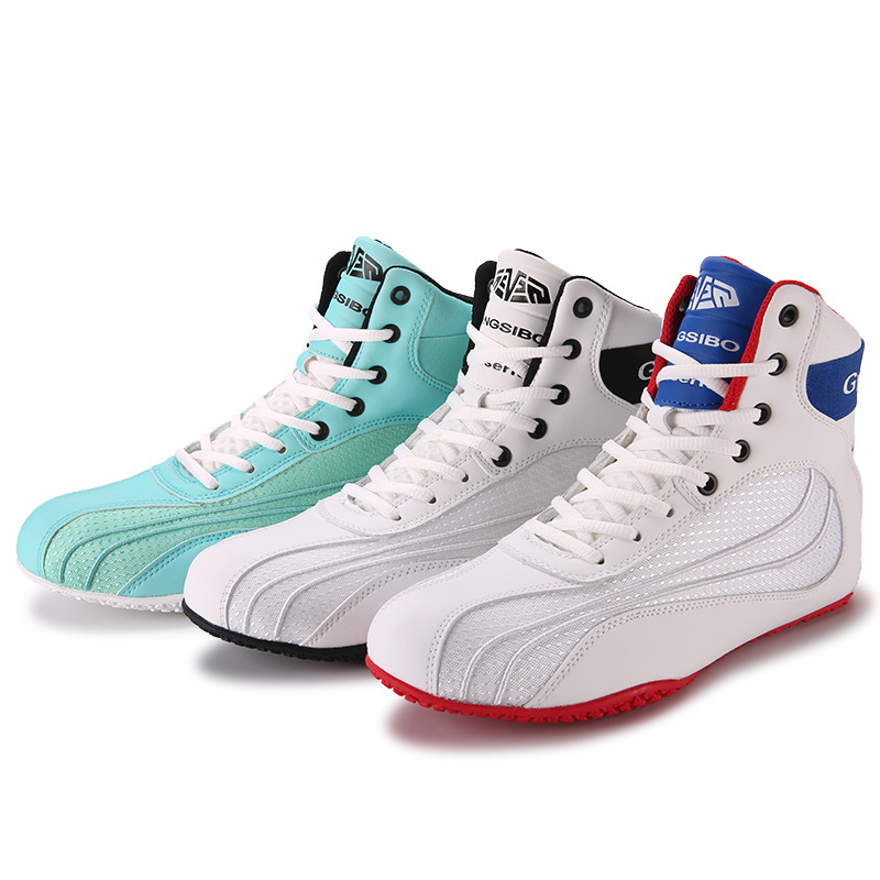 Wrestling Shoes, Spring and Summer New Models, Men's and Women's Sports Shoes, Fashionable High-Top Fighting Shoes, Fitness Shoes, Boxing Training Shoes