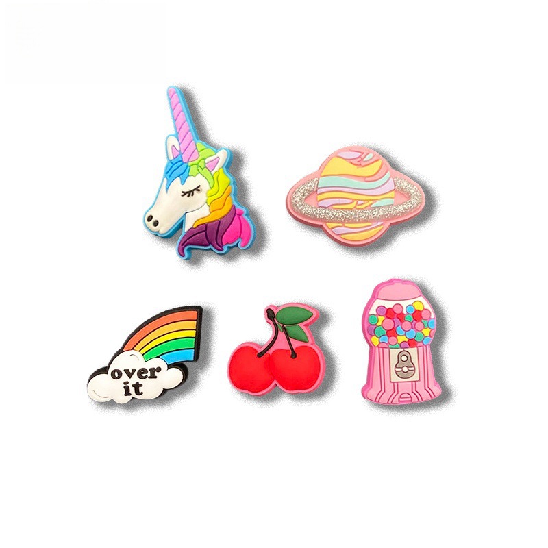 新しい下駄花シリコーン靴バックルソフト接着剤 diy 靴アクセサリー取り外し可能なアクセサリー工場卸売モール同じスタイル