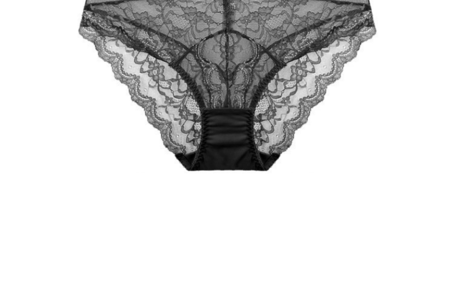 Women's Lace Bra And Briefs Set Comfortable Cotton For Large Bust_voghion.com