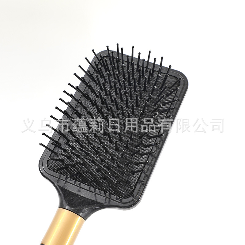 Peine de pelo largo especial para damas cuadradas europeas y americanas, artefacto de cabello rizado, tapa de cráneo alto, bolsa de aire esponjosa para el hogar, peine de cojín