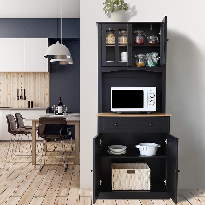 Armario aparador gabinete integrado gabinete alto hogar pequeño apartamento armario sala de estar pared armario cocina té gabinete