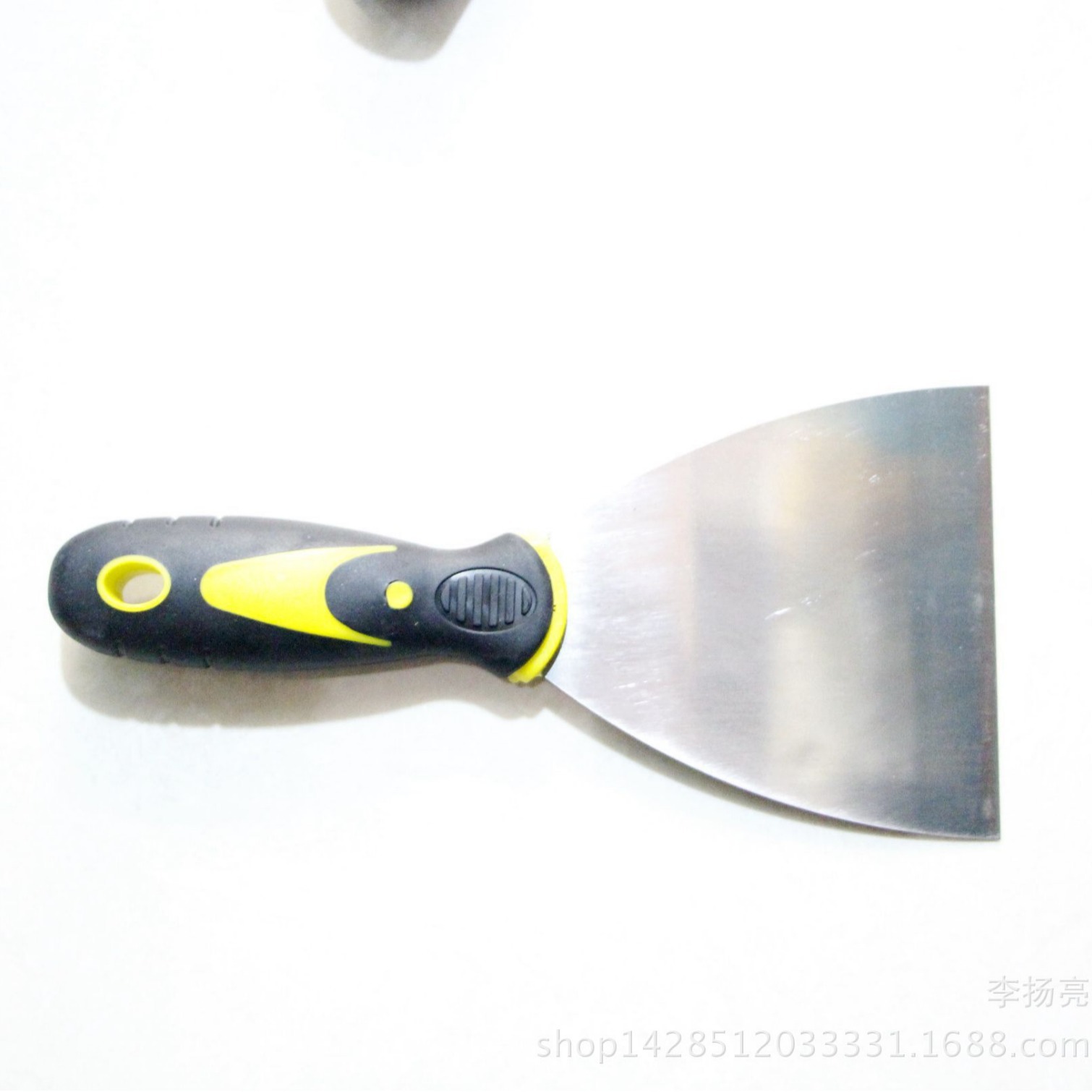 供应批发镜面抛光加厚双色柄油灰刀油漆清洁刀陶艺多功能