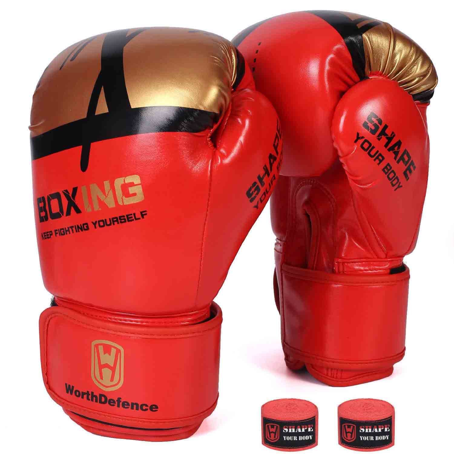 Guantes de boxeo para hombres y mujeres gimnasio para niños adultos y adolescentes Taekwondo Sanda, lucha y entrenamiento de lucha