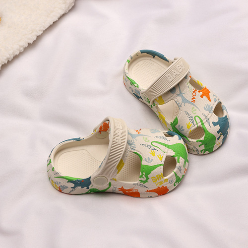 Children's New Thick Sole Outdoor Wear Soft Sole Indoor Home Anti-Slip Outdoor Wear Anti-Collision Hole Shoes