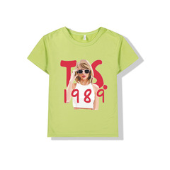 泰勒·斯威夫特Taylor Swift圖案童裝中大童時尚潮流個性短袖T恤