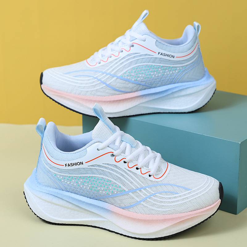 Nuevos zapatos de mujer zapatos deportivos de mujer 2026 nuevos zapatos de correr de estudiantes de primavera de acondicionamiento físico suave de prueba de amortiguación