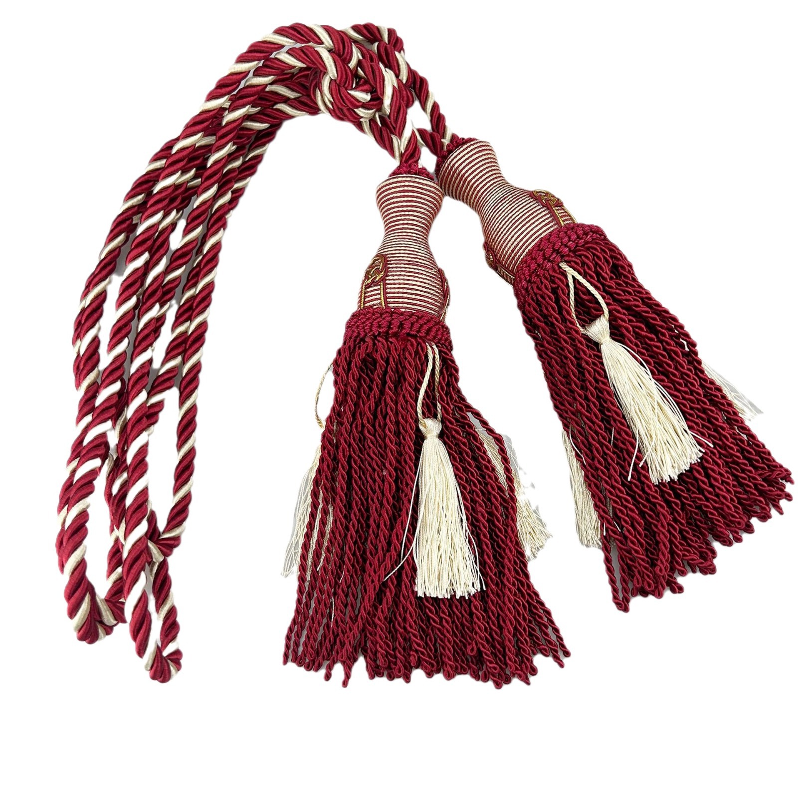 Correa de cortina de promoción transfronteriza bola colgante bola única bola doble accesorios nuevos accesorios de borla colgantes chinos cordón stock