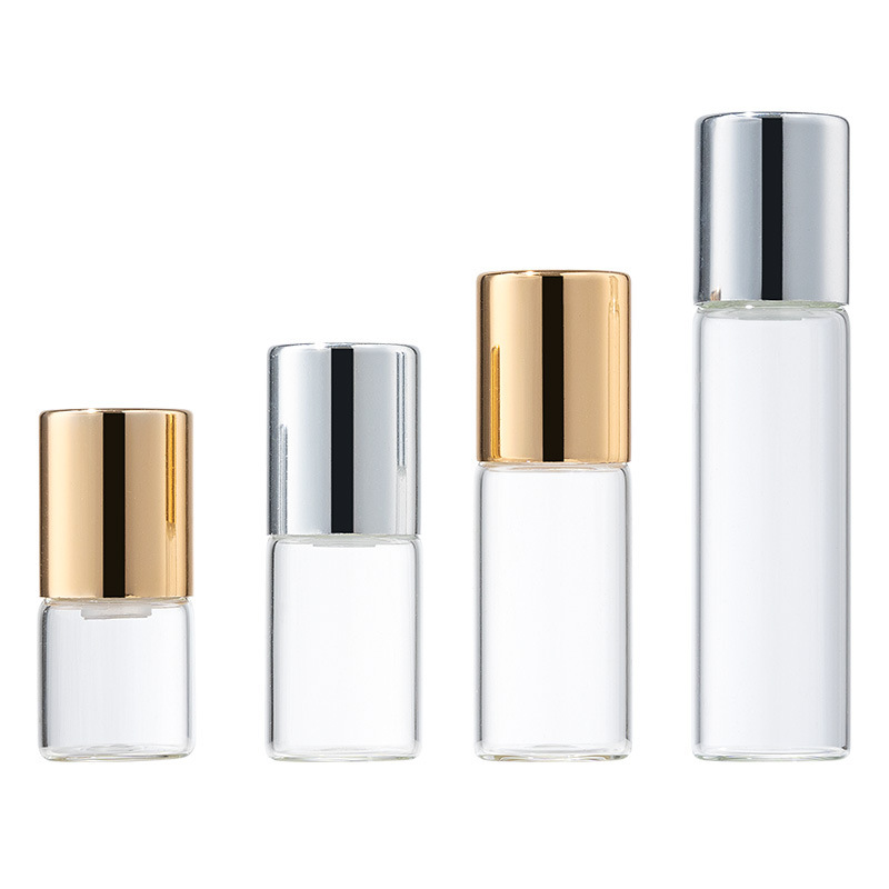 現品ビーズボトル1ml 2ml 3ml 5ml香水分注瓶透明ボールボトル精油原液サンプルボトル|undefined