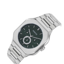 现货不锈钢自动计时手表男表商务高档防水钢带手表男款腕表