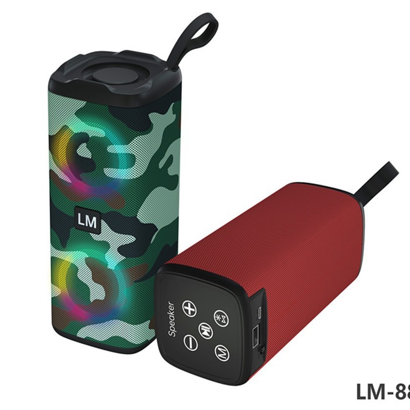 布芸bluetoothスピーカーLM-882家庭用屋外プレゼント音響多機能LED七色灯携帯小音響|undefined