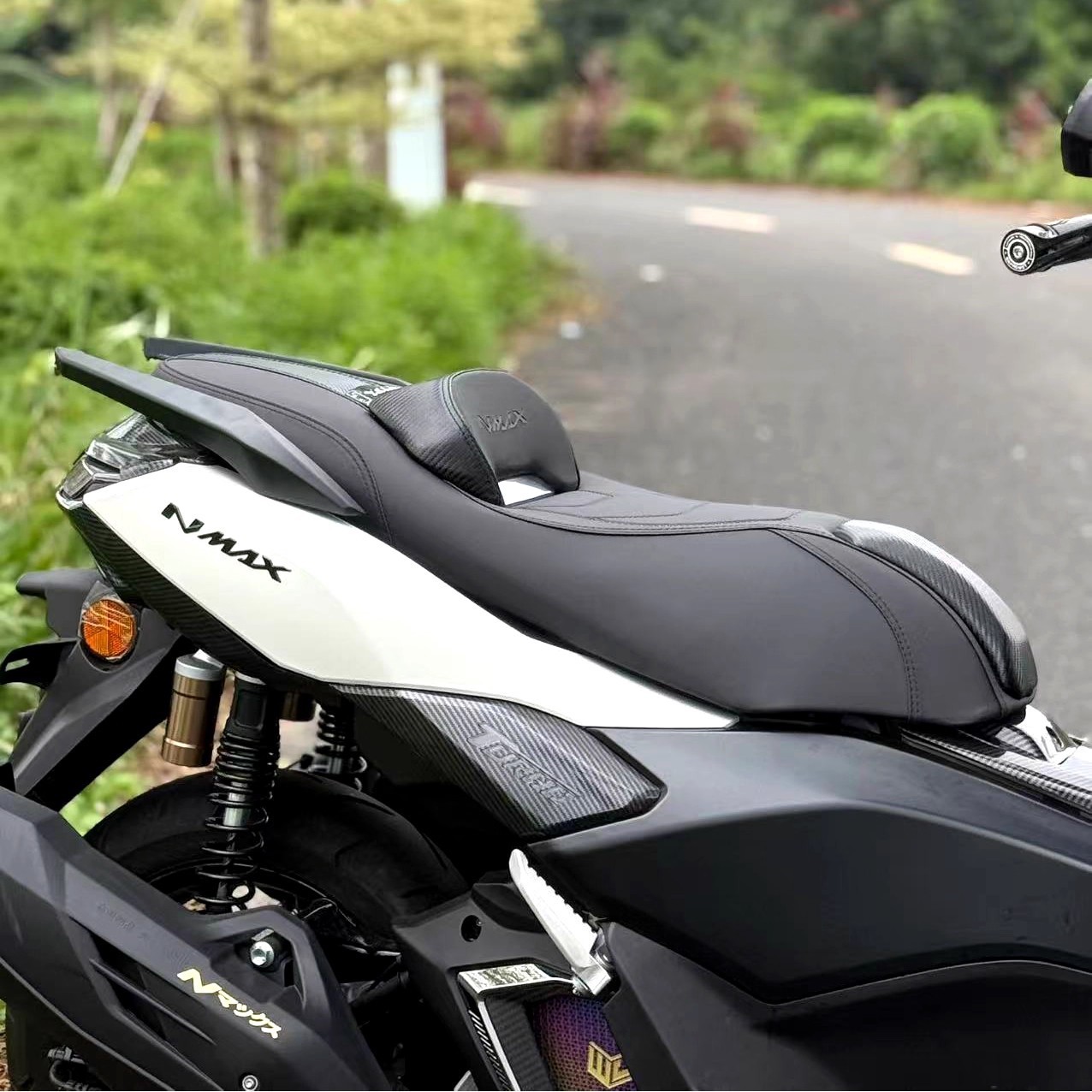 Suitable for 25-26 Models of Yamaha Nmax155 V3 Modified Indonesian Version Seat Cushion, Heightened Lumbar Support Seat Cushion