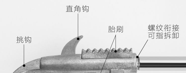 Wholesale tire stone removal tool, car tire stone remover, car tool for removing stones