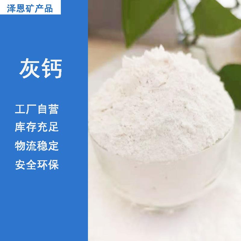 厂家供应工业级氢氧化钙粉设备吸湿水处理用生石灰钙粉350目480目