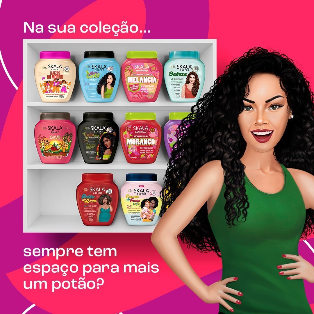 Transfronterizo skala Mais Cachos comercio exterior máscara para el cabello 2 en 1 mejora el cabello seco, peludo y suave image 4