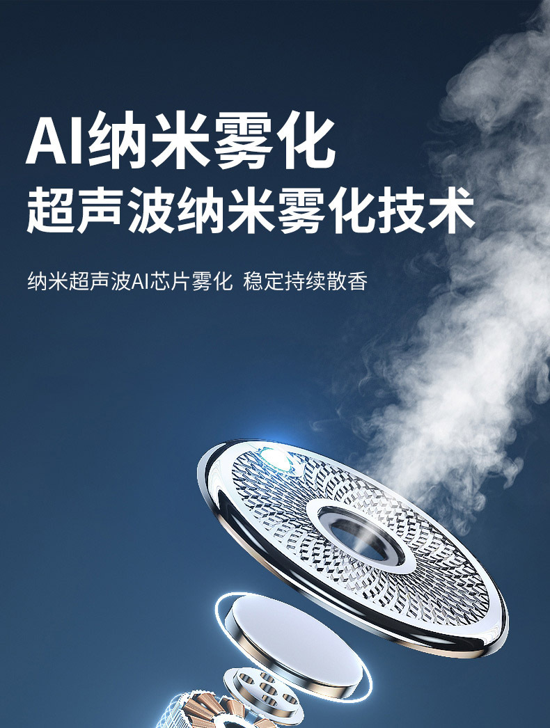 Car Aromatherapy Machine Car Smart Spray Perfume Car High-End Home Indoor Humidifier Fragrance Wholesale