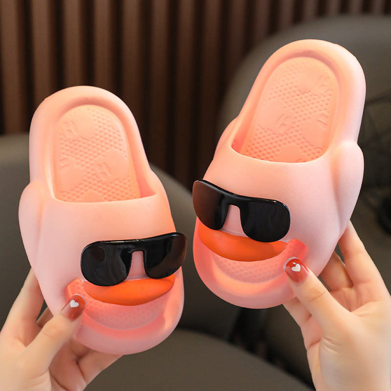 Zapatillas para niños Zapatillas de verano para bebés Sandalias y zapatillas para niños en el hogar de dibujos animados lindos Zapatillas para niños Duck