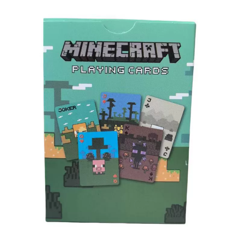 Minecraft игровой периферийные игральные карты детская настольная карточная игра покер праздничные карты игрушечные блоки