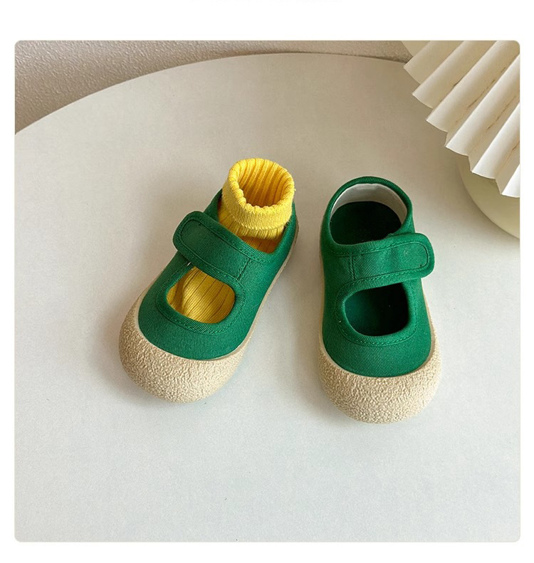 Chaussures bébé premiers pas souples en toile style décontracté_voghion.com